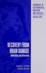 Cover of: Recovery from Brain Damage (Advances in Experimental Medicine and Biology) by 
