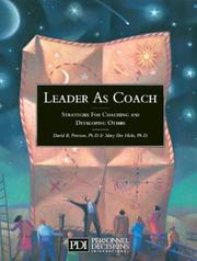 Leader as coach by David B. Peterson
