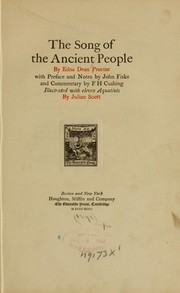 Cover of: The song of the ancient people