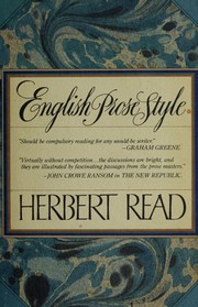 Cover of: English prose style