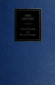 Cover of: Basic auditing by Arthur Wellington Holmes