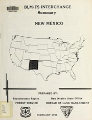 Cover of: BLM/FS interchange: summary : New Mexico
