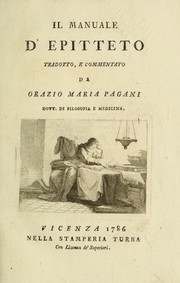 Cover of: Il Manuale d'Epitteto