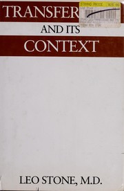 Cover of: Transference and its context: selected papers on psychoanalysis