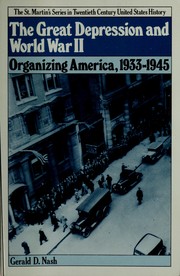 Cover of: The Great Depression and World War II