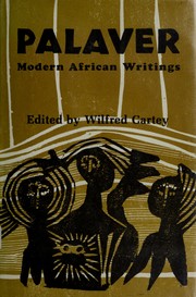 Cover of: Palaver: modern African writings