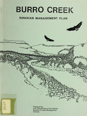 Cover of: Burro Creek riparian management plan