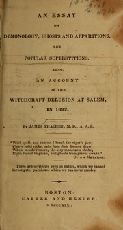Cover of: An essay on demonology, ghosts and apparitions, and popular superstitions