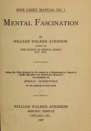 Cover of: Mental fascination by William Walker Atkinson