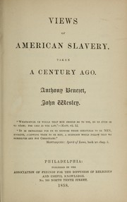 Cover of: Views of American slavery: taken a century ago