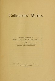 Cover of: Collectors' marks