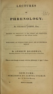 Cover of: Lectures on phrenology