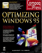 Cover of: Optimizing Windows 95