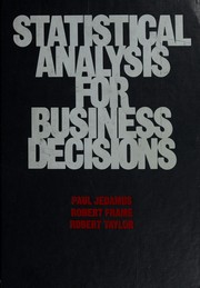 Cover of: Statistical analysis for business decisions