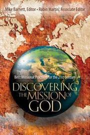 Cover of: Discovering the Mission of God by 