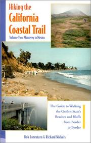 Cover of: Hiking the California Coastal Trail by Bob Lorentzen