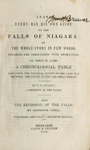 Everyman his own guide to the Falls of Niagara by Thomas G. Hulett