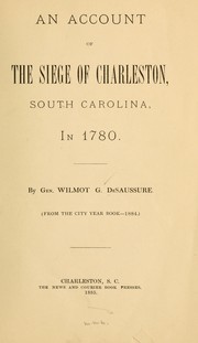 Cover of: An account of the siege of Charleston