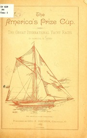 Cover of: The America's prize cup.: The great international yacht races.