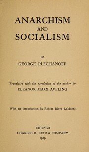 Anarchisme et socialisme by Georgiĭ Valentinovich Plekhanov
