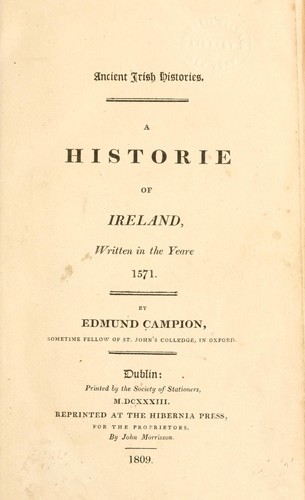 Ancient Irish histories
