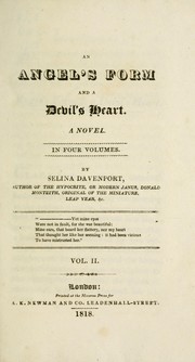 Cover of: An angel's form and a devil's heart: a novel. In four volumes