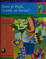 Cover of: Does It Walk, Crawl, or Swim?: Sorting & Classifying Data (Investigations in number, data, and space)