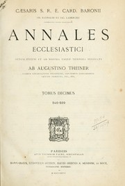 Cover of: Annales ecclesiastici Caesaris Baronii