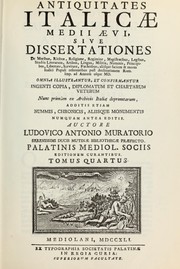 Cover of: Antiquitates italicae medii aevi - volume 4