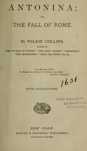 Cover of: Antonina by Wilkie Collins