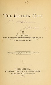 Cover of: The golden city