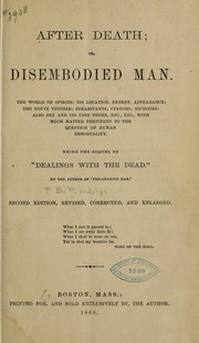 Cover of: After death: or, Disembodied man