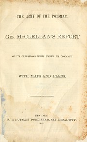Cover of: The Army of the Potomac by McClellan, George Brinton