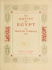 Cover of: An artist in Egypt