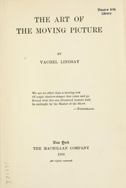 Cover of: The art of the moving picture