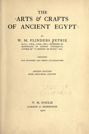 Cover of: The arts and crafts of anciety Egypt