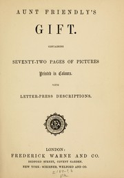 Cover of: Aunt Friendly's gift