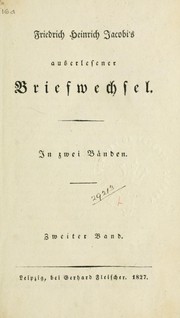 Cover of: Auserlesener Briefwechsel