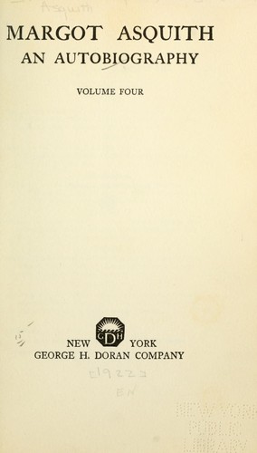 An autobiography ….