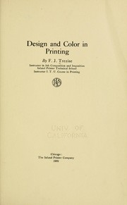 Cover of: Design and color in printing