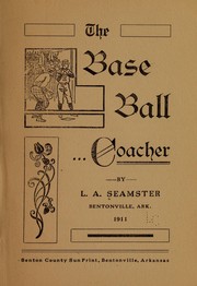 Cover of: The base ball coacher