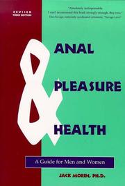 Cover of: Anal pleasure & health by Jack Morin