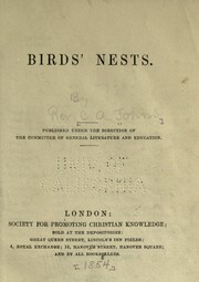 Cover of: Bird's nests