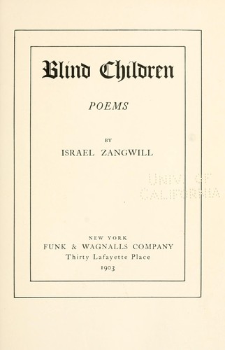 Blind children