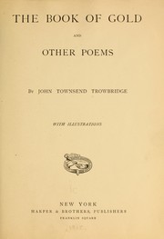 Cover of: The book of gold, and other poems