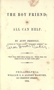 Cover of: The boy friend; or, all can help