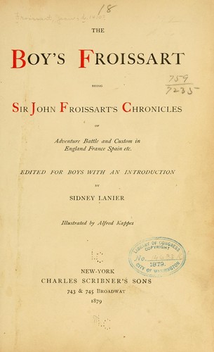The boy’s Froissart