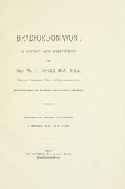 Cover of: Bradford-on-Avon The Hall, Bradford-on-Avon: a history and description : sometime called Kingston House