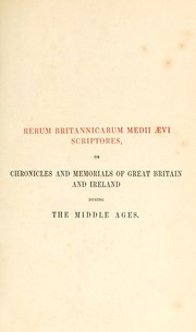 Cover of: The buik of the croniclis of Scotland: or, A metrical version of the history of Hector Boece