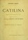 Cover of: Catilina